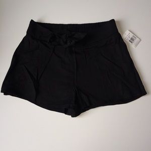 Socialite Tie Waist‎ Black Shorts Drapey XS